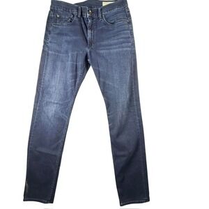 Rag & Bone Fit 2 Slim Jeans Mens 33x32 Dark Blue Excellent Strummer Wash